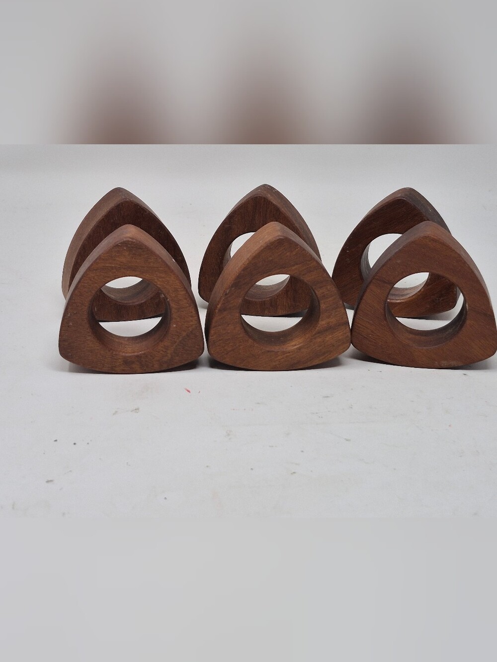 MCM Teak? Triangle Napkin Holders